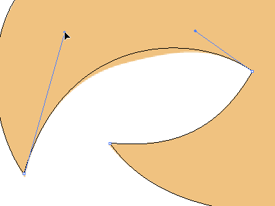 It traces out a sketch by the Bezier curve with Adobe Illustrator10.