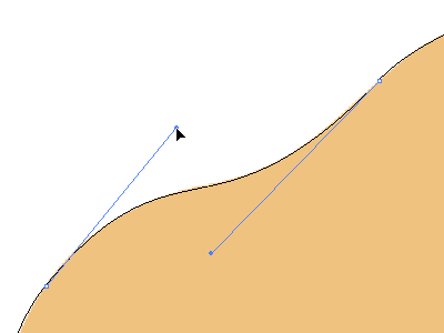 It traces out a sketch by the Bezier curve with Adobe Illustrator13.